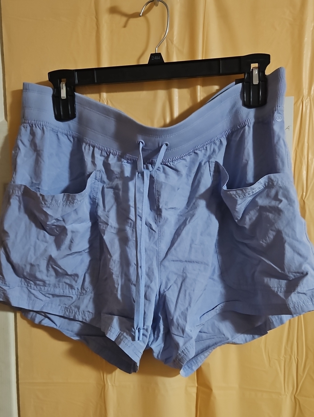CALIA Women's Crinkle Patch Pocket 4” Shorts: PERI DUSK: NEW WITH TAGS: XXL